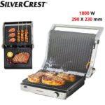 Panineuse Et Grill - 1800W - Ouverture 180° SilverCrest GC5408A-CB – شواية كهربائية سيلفر كرست 1800 واط GC5408A-CB
