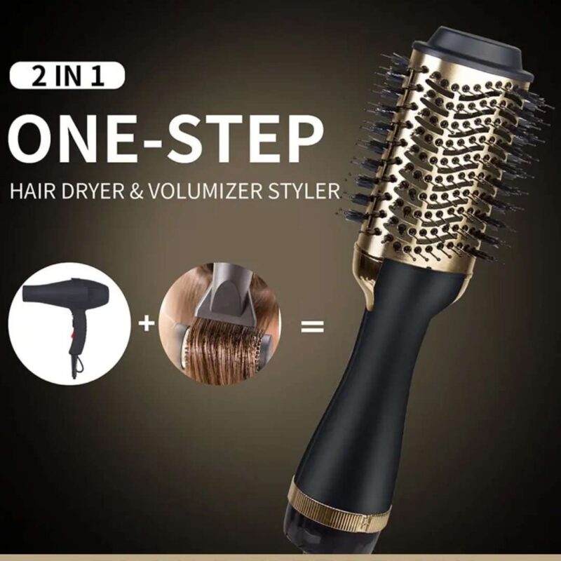 Brosse chauffante Sèche-cheveux multifonctionnel professionnel 1300 watts ENZO En-4116