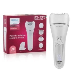Epilateur sans fil avec 10 accessoires  ENZO EN-5842