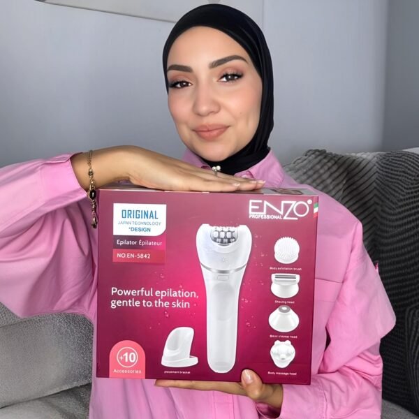 Epilateur sans fil avec 10 accessoires  ENZO EN-5842 – Image 5