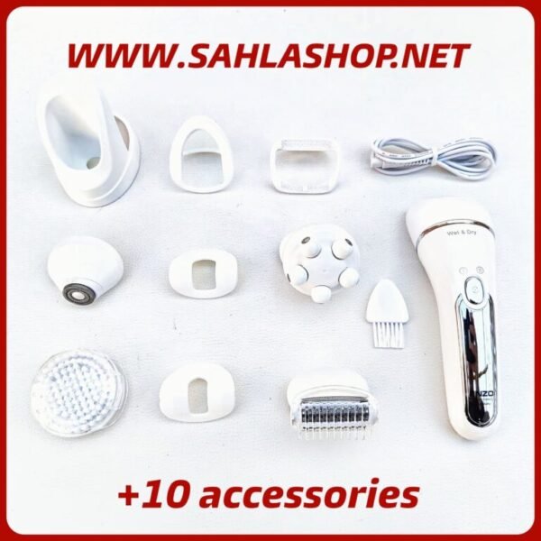 Epilateur sans fil avec 10 accessoires  ENZO EN-5842 – Image 4