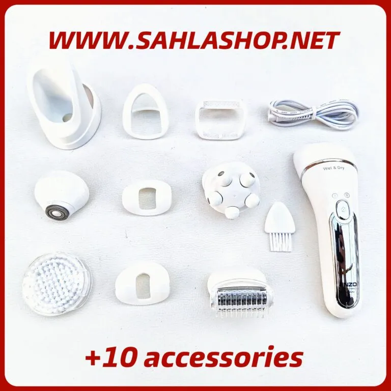 Epilateur sans fil avec 10 accessoires  ENZO EN-5842 Original