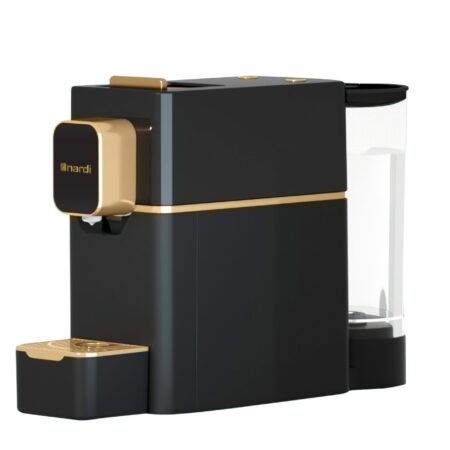 Machine à Café à Capsules 19 bar-1400W NARDI Noir-doré