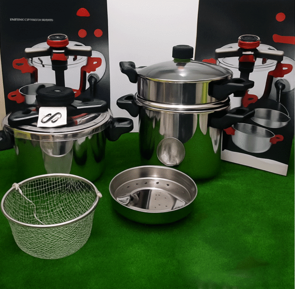 Cocotte 5L+7L en inox 18/10 KitchenLab