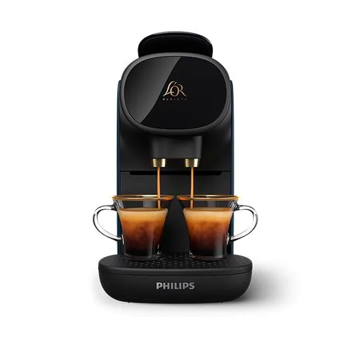 Machine à café à capsules L'Or Barista Philips Original avec 50 capsules Cadeau -LM9012 NOIR
