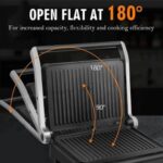 Panineuse Et Grill - 1800W - Ouverture 180° SilverCrest GC5408A-CB – شواية كهربائية سيلفر كرست 1800 واط GC5408A-CB