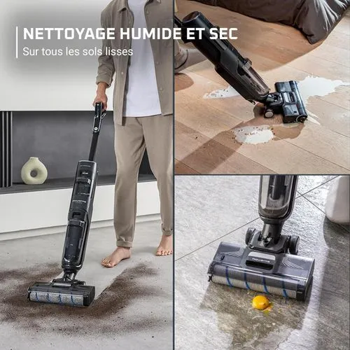 Aspirateur laveur  Sans fil 2en1 X-Clean 4  Rowenta Original G5035WO