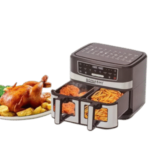 Digital Air Fryer 2 Bag 10L 2600W Sonashi Saf-106