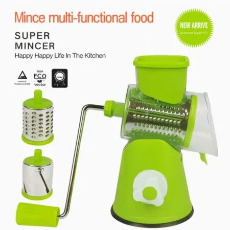 Trancheuse Multifonction Manuelle avec 3 lames en inox