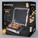 Panineuse Et Grill - 1800W - Ouverture 180° SilverCrest GC5408A-CB – شواية كهربائية سيلفر كرست 1800 واط GC5408A-CB