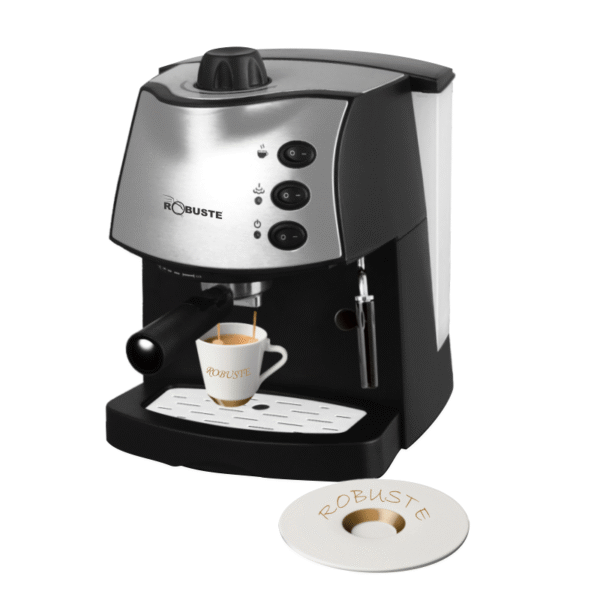 Machine à café a Bras inox 15 bar 800W 1.8L Café Poudre Robuste C850