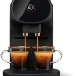 Machine à Café à Capsules, Piano Noir et gris , Reconnaissance des Capsules Doubles Philips L'Or Barista Sublime Original LM9012/60 – آلة قهوة فيليبس أسود رمادي LM9012