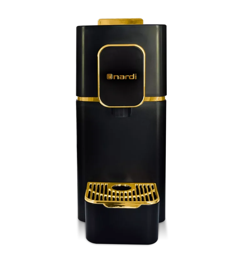 Machine à Café à Capsules 19 bar-1400W NARDI Noir-doré