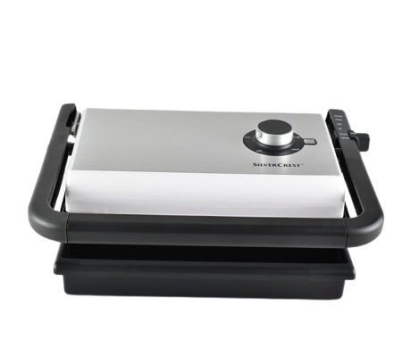 Panineuse Maker 1200W SilverCrest HRG1101 Noir-Silver