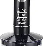 Bras mixeur plongeant 3 en 1 à 600 W Sonashi SHB-187JCW Noir – خلاط يدوي سوناشي 600 واط أسود SHB-187JCW