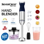 Bras Mixeur Inox Multifonction 3 en 1 - 800W SilverCrest HB5011Y-GS10 – خلاط كهربائي سيلفر كرست 800 واط إينوكس HB5011Y-GS10