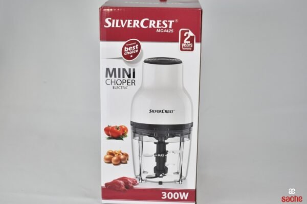 MINI HACHOIR Électrique 04 Lames 300W SILVERCREST BLANC MC4425 – Image 4