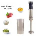 Bras Mixeur Inox Multifonction 3 en 1 - 800W SilverCrest HB5011Y-GS10 – خلاط كهربائي سيلفر كرست 800 واط إينوكس HB5011Y-GS10