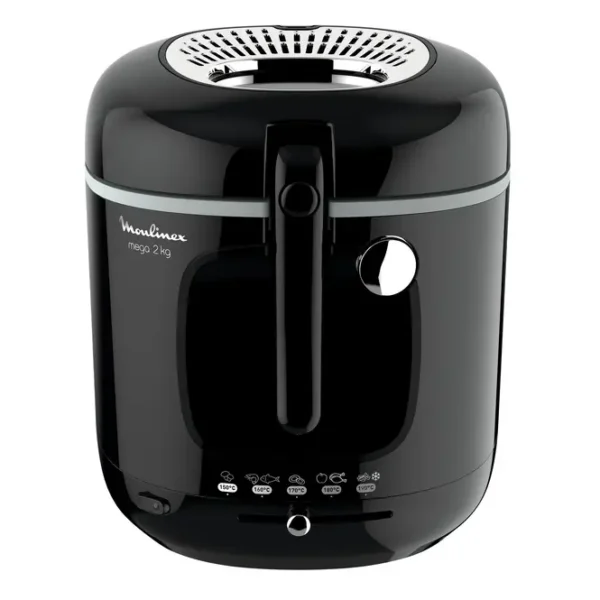 Friteuse Mega 2 KG Xxl pour 8 personnes Moulinex Am480870 Noir – Image 8