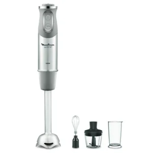 QUICKCHEF mixeur plongeant Moulinex Gris/Inox 1000 W métal DD655D10
