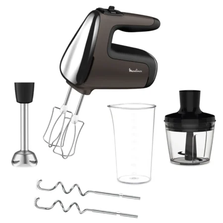 Batteur Moulinex PowerMix Silence 600W - 7 accessoires Moulinex HM653910