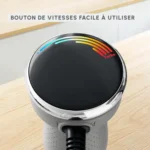 Quickchef+ DD672B10 Mixeur plongeant Moulinex - 1000W - 1 accessoire - 20 vitesses DD672B10 – خلاط يدوي مولينكس 1000 واط DD672B10