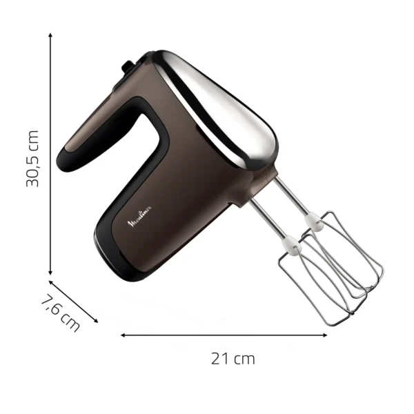 PowerMix Silence HM653910 Batteur Moulinex - 600W - 7 accessoires - Silencieux HM653910 – Image 6