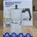 Mini Cafetière Espresso Capacité De 9 Tasses SONASHI SCM-009 – آلة قهوة سوناشي SCM-009