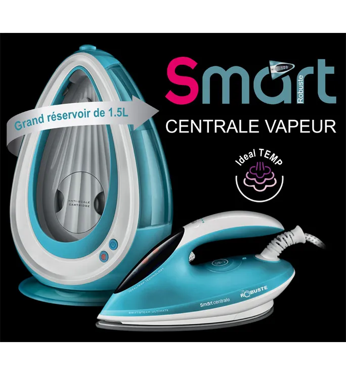Centrale vapeur smart  2400W 1.5 L Ecrant LCD Robuste