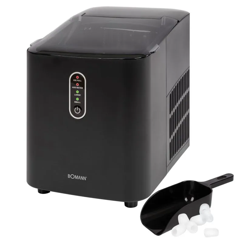 Machine à glaçons 1,1L 12KG Noir Bomann EWB 6068 CB Noir