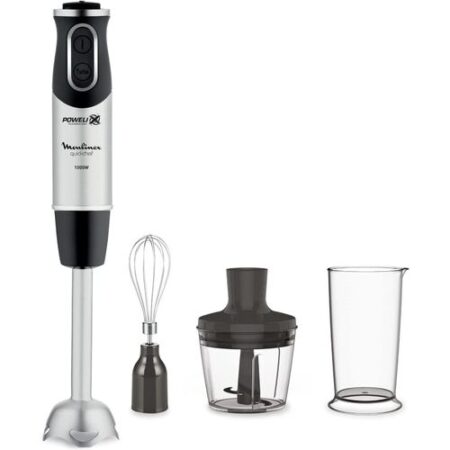 Bras Mixeur 3en1 10 Vitesses Avec Hachoir Et Bol 800mL 1000w Moulinex DD655810