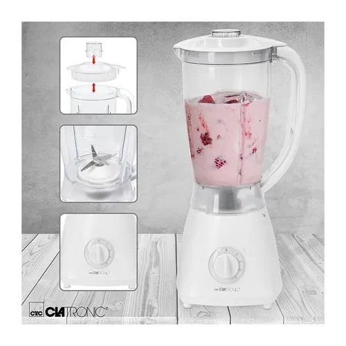 Blender Électrique 500W 1.5L Avec Écrasement De Glace Clatronic UM3470