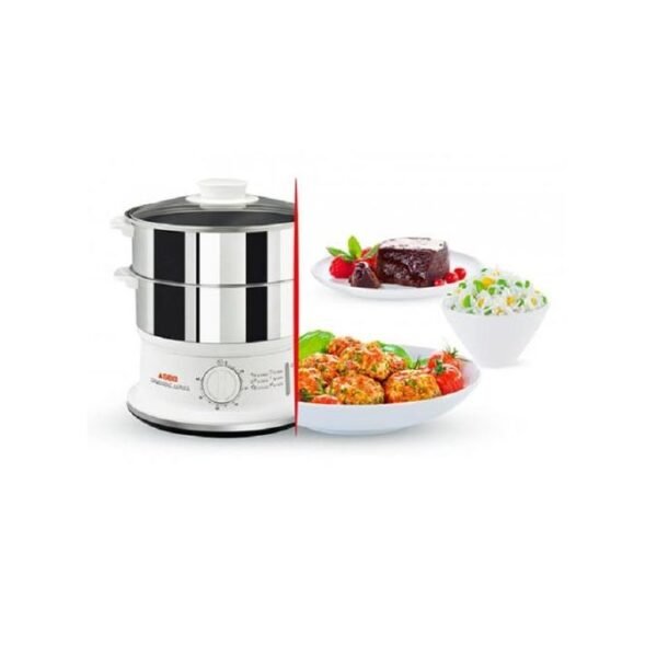 Cuiseur À Vapeur 6Litres 900w Avec 2 Bols En Inox Seb VC145100 – Image 3
