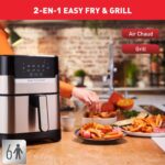 Friteuse Sans Huile 2 En1 4,2L 8 Programmes Moulinex EZ505D10 – قلاية هوائية مولينكس 4.2 لتر EZ505D10