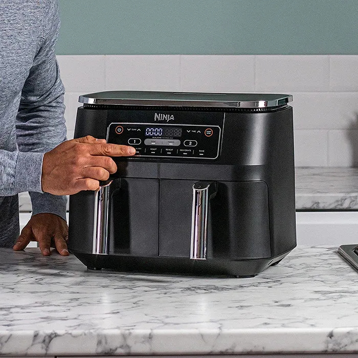 Friteuse Double Sans Huile À Air Numérique 7.6l ‎2470w Ninja Original AF300EU
