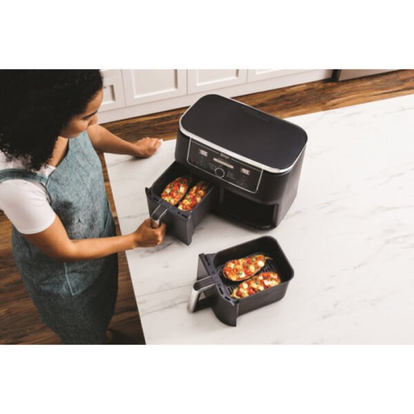 Friteuse Sans Huile Double Tiroir 9.5L Avec 6 Modes De Cuisson Ninja AF400EU – Image 4