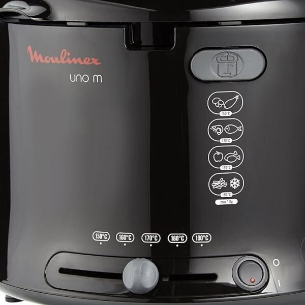 Friteuse Uno Noir/Gris Moulinex AF125810 – Image 3