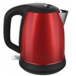 Bouilloire Électrique Sans Fil En Inox 1.7L 2400W Rouge Moulinex BY550510 – غلاية ماء كهربائية مولينكس 1.7 لتر 2400 واط أحمر إينوكس BY550510