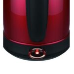 Bouilloire Électrique Sans Fil En Inox 1.7L 2400W Rouge Moulinex BY550510 – غلاية ماء كهربائية مولينكس 1.7 لتر 2400 واط أحمر إينوكس BY550510