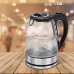 Bouilloire Électrique En Verre 1.7L Clatronic WKS3744 – غلاية ماء كهربائية كلاترونيك 1.7 لتر زجاج WKS3744