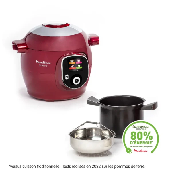 Cookeo + Multicuiseur Intelligent 06L 180 recettes Moulinex CE85B510 – Image 2
