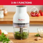 Hachoir Électrique 3En1 400mL 300W Moulinette Essential Moulinex DJ520110 – مطحنة كهربائية مولينكس 300 واط DJ520110