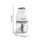Hachoir Électrique 3En1 400mL 300W Moulinette Essential Moulinex DJ520110 – مطحنة كهربائية مولينكس 300 واط DJ520110