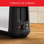 Grille-Pain 7Niveaux De Brunissement 1000W Moulinex LS340811 – محمصة خبز مولينكس 1000 واط LS340811