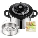Cocotte minute clipso+ chef 6L 4programmes Seb – طنجرة ضغط سيب 6 لتر