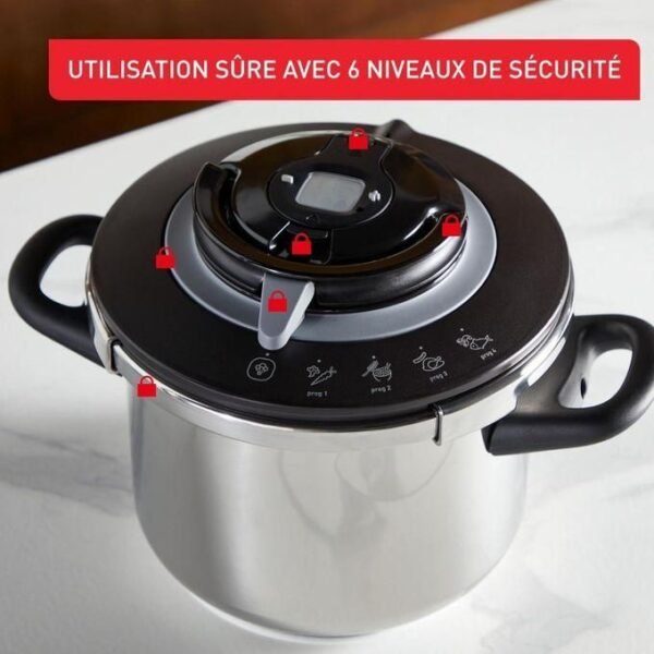 Cocotte minute clipso+ chef 6L 4programmes Seb – Image 2