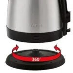 Bouilloire Électrique Sans Fil En Inox 1.2l 1800w Tefal KI431D10 – غلاية ماء كهربائية تيفال 1.2 لتر 1800 واط إينوكس KI431D10