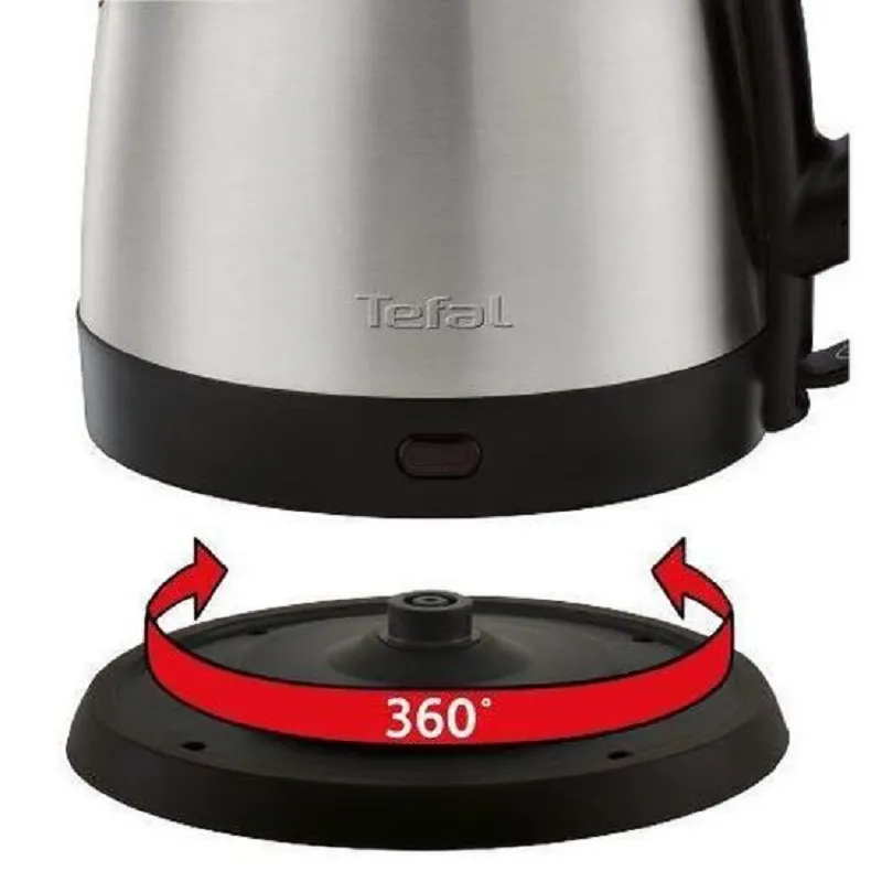 Bouilloire Électrique Sans Fil En Inox 1.2l 1800w Tefal KI431D10