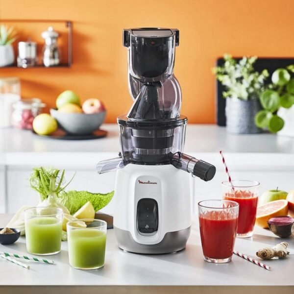 Extracteur De Jus Avec 2 Récipients 800mL et Gourde 600mL 200W Moulinex ZU600110 – Image 7
