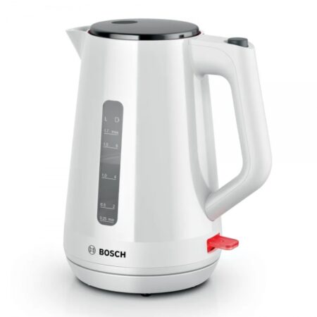 Bouilloire Électrique Sans Fil 1.7 L 2400W Bosch Original TWK1M121 Blanc